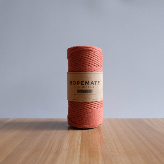 LUXE 3MM MACRAME STRING -BRICK RED