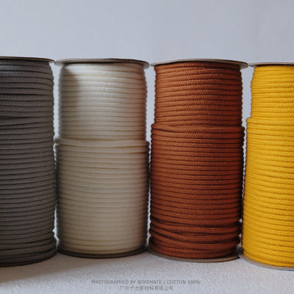 4MM MACRAME BRAIDED - CORED - OCHRE