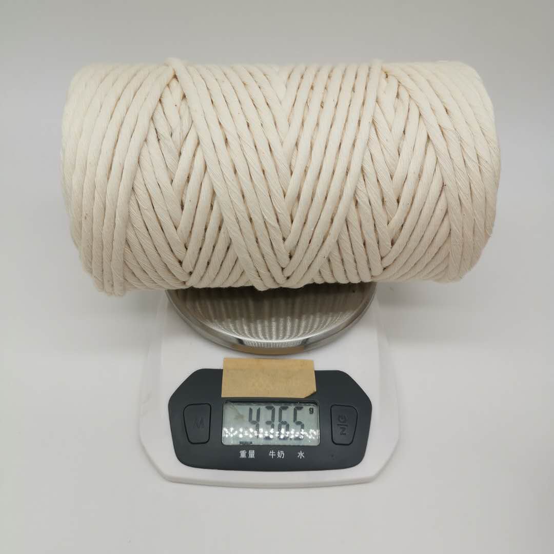 PREMIUM COTTON ROPE-4MM-1PLY-NATUAL