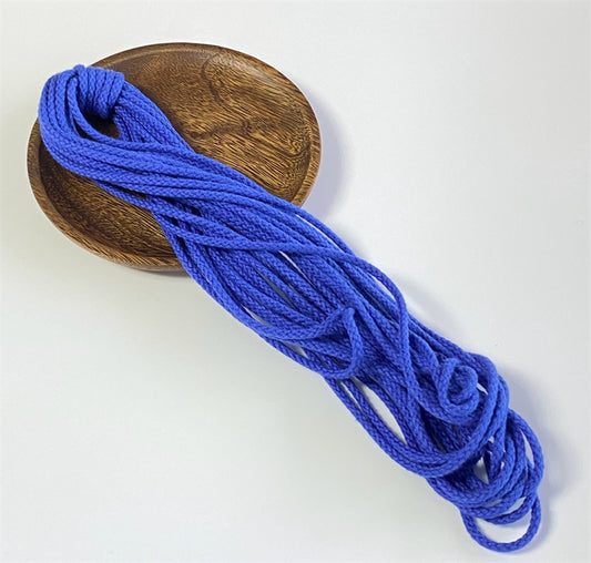 4MM MACRAM BRAIDED - PLAIT - ROYAL BLUE