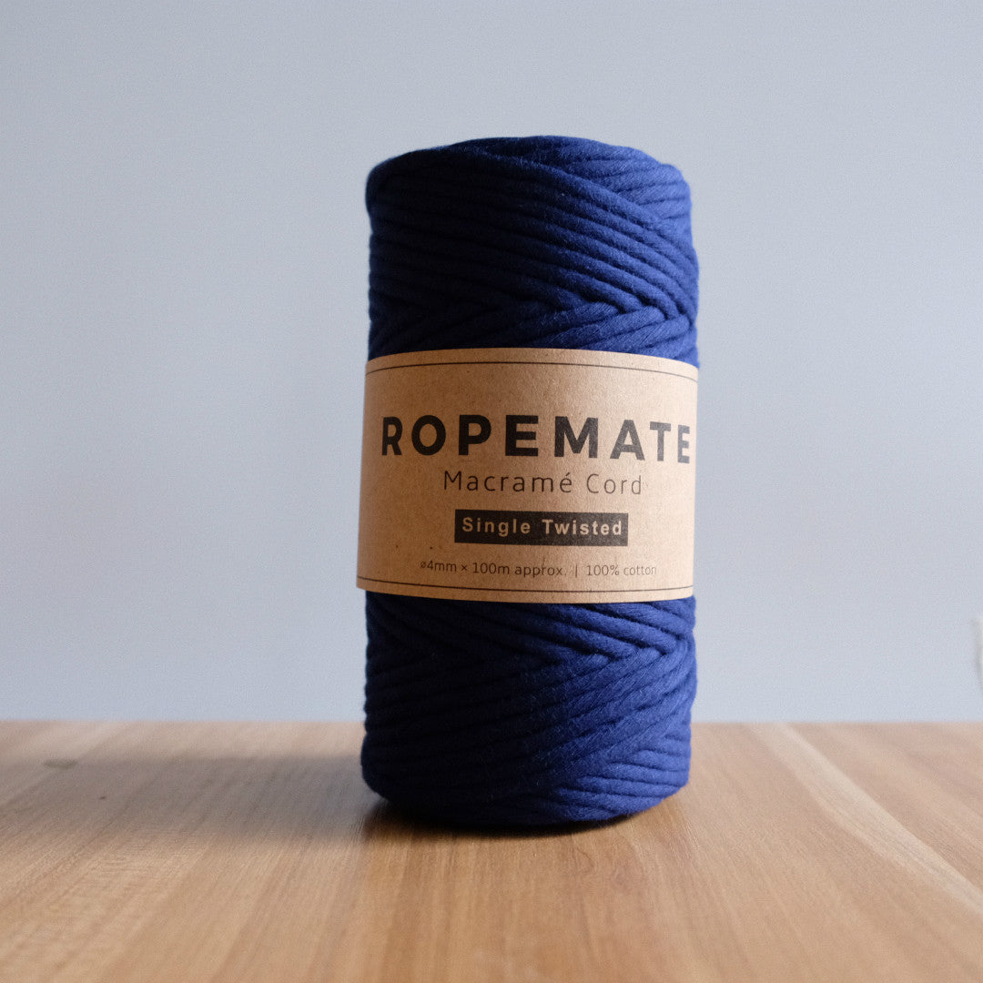 LUXE 4MM MACRAME STRING - NAVY BLUE