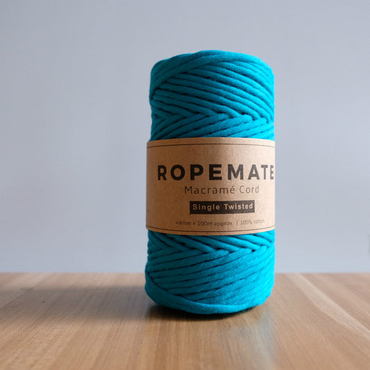 LUXE 4MM MACRAME STRING - CAPRI BLUE