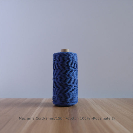 2MM MACRAME ROPE - MIDNIGHT BLUE