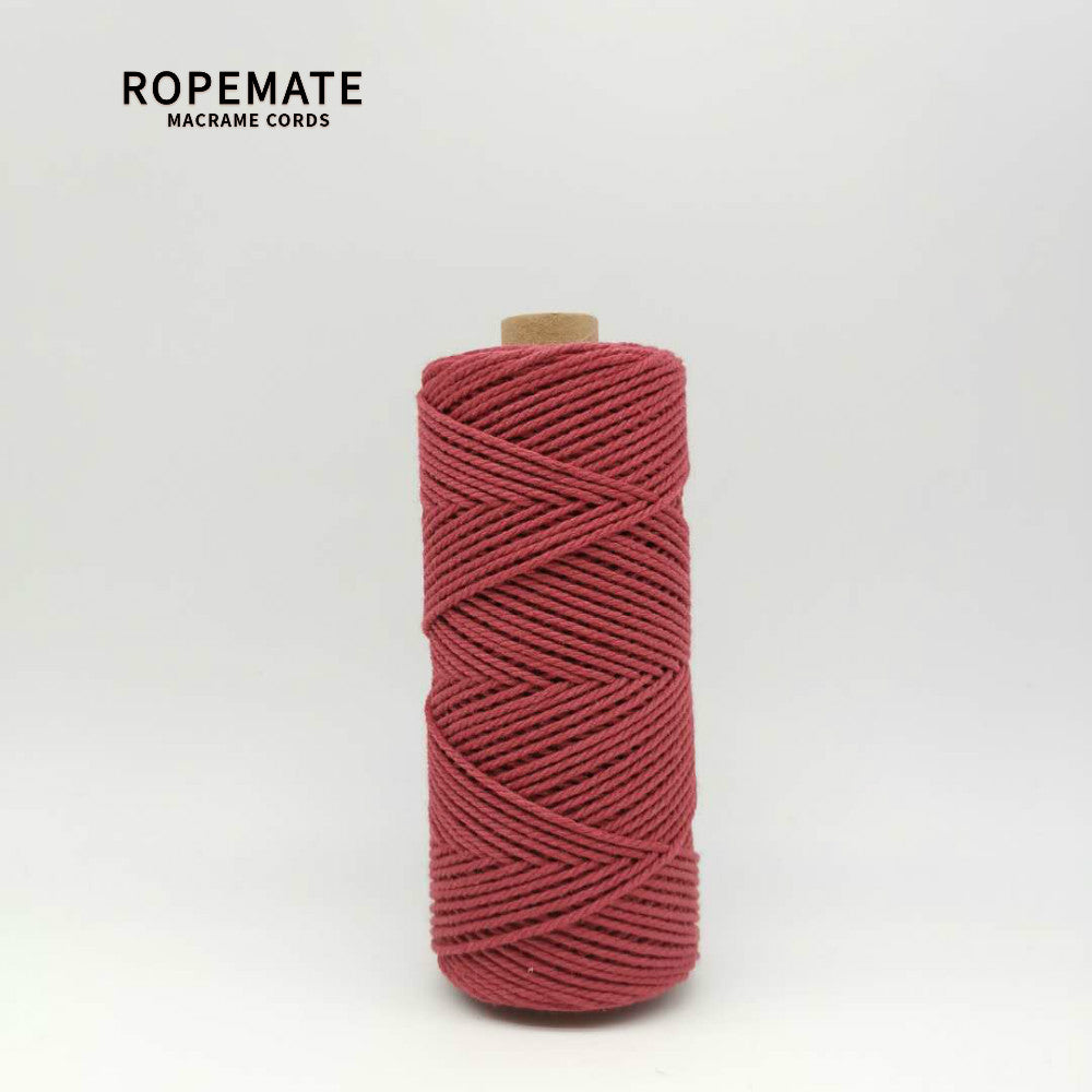 2MM MACRAME ROPE - MAROON