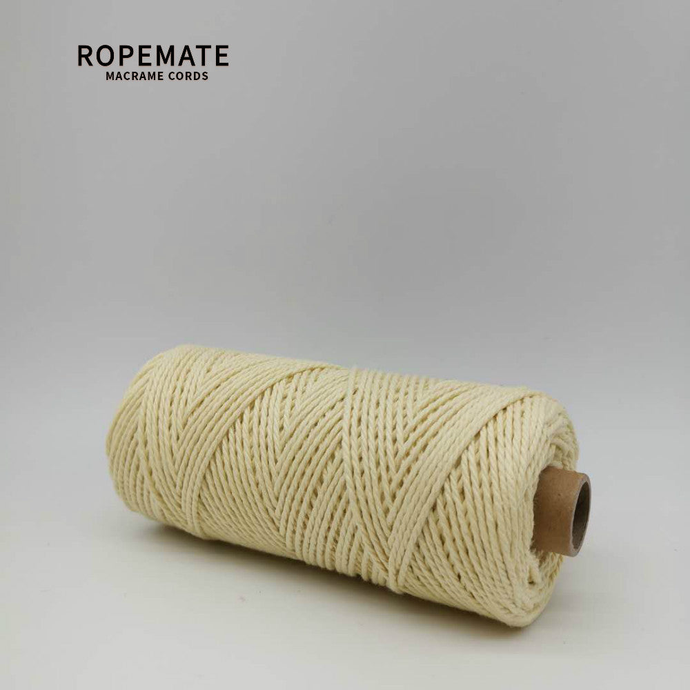 2MM MACRAME ROPE - CREAM YELLOW