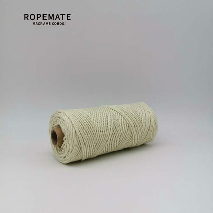 2MM MACRAME ROPE - PALE LEMON