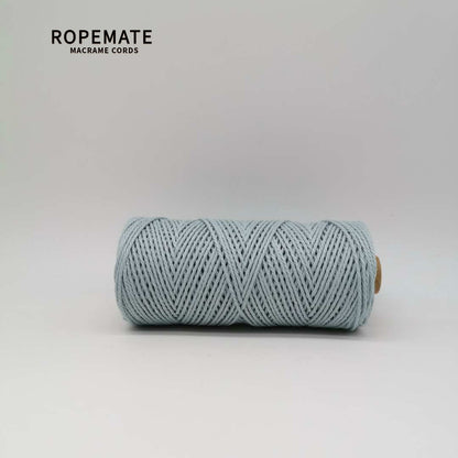 2MM MACRAME ROPE - LIGHT CYAN