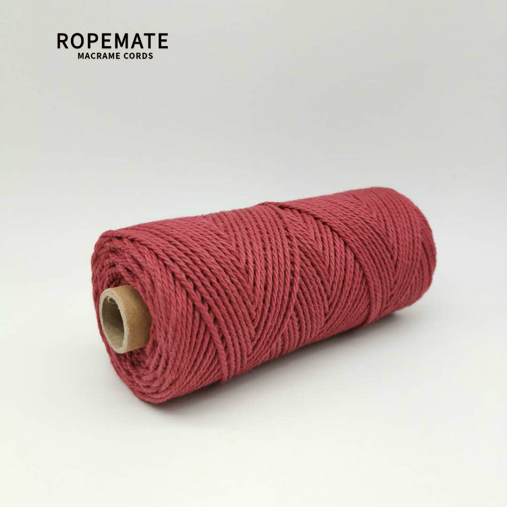 2MM MACRAME ROPE - MAROON