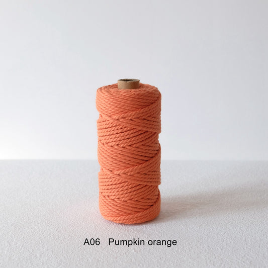 4MM MACRAME ROPE - PUMPKIN ORANGE