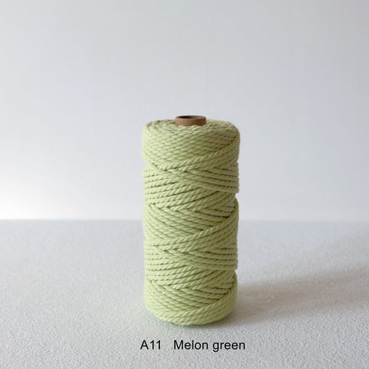 4MM MACRAME ROPE - MELON GREEN