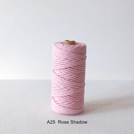 4MM MACRAME ROPE - ROSE SHADOW