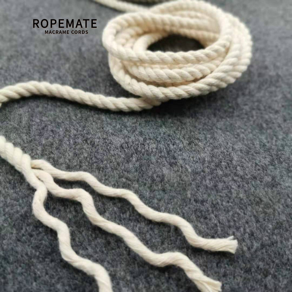 1pcs 5yards 6mm 3-Strand Paracord Rope Polypropylene Rope For Home  Decoration Accessories DIY Handmade Home Textile Decoration