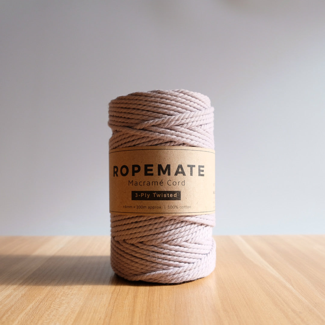 4MM MACRAME ROPE - ASH PURPLE