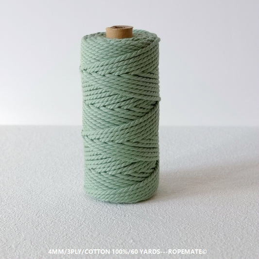 4MM MACRAME ROPE - AVOCADO GREEN