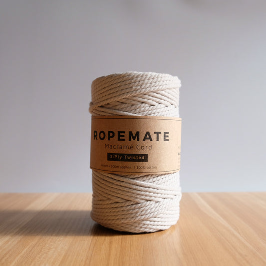 4MM MACRAME ROPE - WHEAT