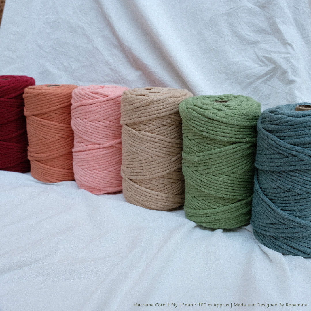 Luxe - 5 mm cotton rope Sage - Creadoodle