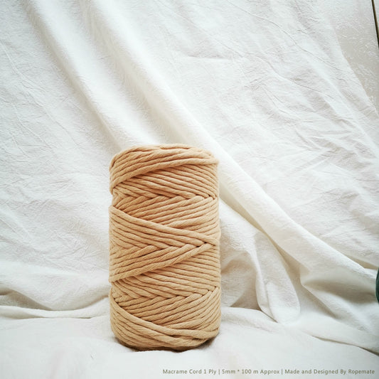 LUXE 5MM MACRAME STRING - SAND