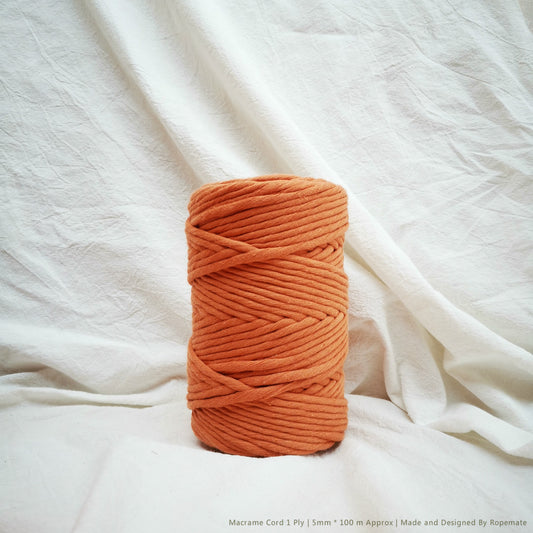 5mm Rose De Luxe Single Ply Macrame String – Knotting Hillbilly