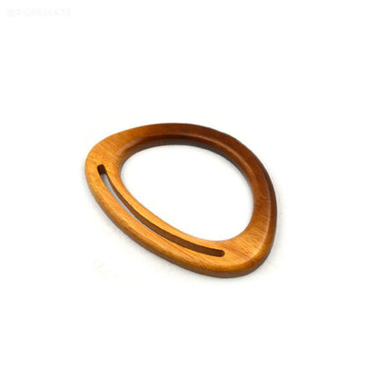 D shape solid wood gradient handle